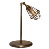 Jailhouse Industrial Cage Table Lamp